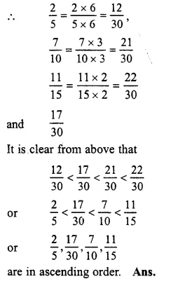 RS Aggarwal Solutions for Class 6 Maths Chapter 5–Fractions Ex 5CD Question 20