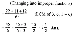RS Aggarwal Solutions for Class 6 Maths Chapter 5–Fractions Ex 5CE Question 10
