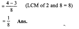 RS Aggarwal Solutions for Class 6 Maths Chapter 5–Fractions Ex 5F Question 5