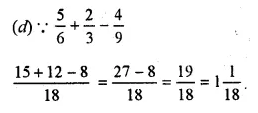 RS Aggarwal Solutions for Class 6 Maths Chapter 5–Fractions Ex 5G Question 19