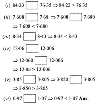 RS Aggarwal Solutions for Class 6 Maths Chapter 7–Decimals Ex 7A Question 6