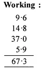RS Aggarwal Solutions for Class 6 Maths Chapter 7–Decimals Ex 7C Question 1