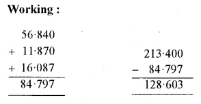 RS Aggarwal Solutions for Class 6 Maths Chapter 7–Decimals Ex 7D Question 13