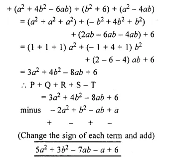 RS Aggarwal Solutions for Class 6 Maths Chapter 8–Algebraic Expressions Ex 8C Question 10