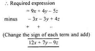 RS Aggarwal Solutions for Class 6 Maths Chapter 8–Algebraic Expressions Ex 8C Question 15