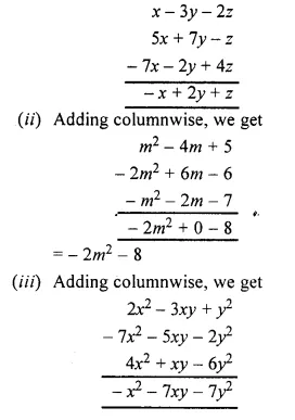 RS Aggarwal Solutions for Class 6 Maths Chapter 8–Algebraic Expressions Ex 8C Question 2