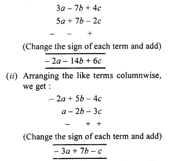 RS Aggarwal Solutions for Class 6 Maths Chapter 8–Algebraic Expressions Ex 8C Question 5