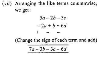 RS Aggarwal Solutions for Class 6 Maths Chapter 8–Algebraic Expressions Ex 8C Question 5