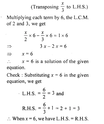 RS Aggarwal Solutions for Class 6 Maths Chapter 9–Linear Equations in One Variable Ex 9B Question 14