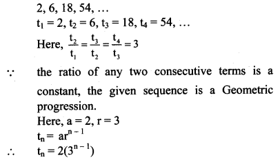 Maharashtra Board Solutions Class 11-Arts & Science Maths (Part 2): Chapter 2- Sequences and Series Ex. 2.1