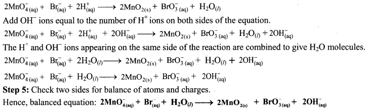 Maharashtra Board Solutions Class 11-Chemistry: Chapter 6- Redox Reactions  4.A