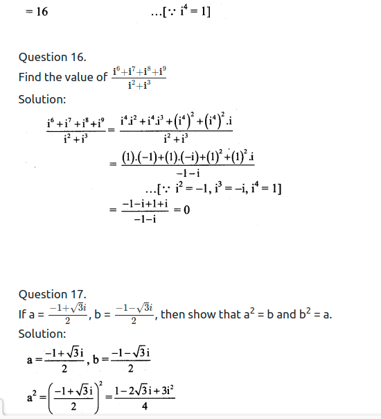 Maharashtra Board Solutions Class 11-Arts & Science Maths (Part 2): Chapter 1- Complex Numbers Ex 1.1
