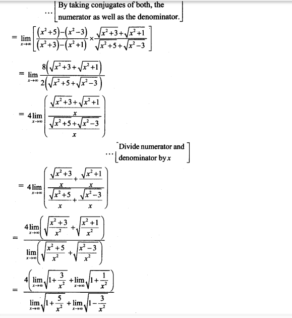 Maharashtra Board Solutions Class 11-Arts & Science Maths (Part 2): Chapter 7- Limits Ex 7.7