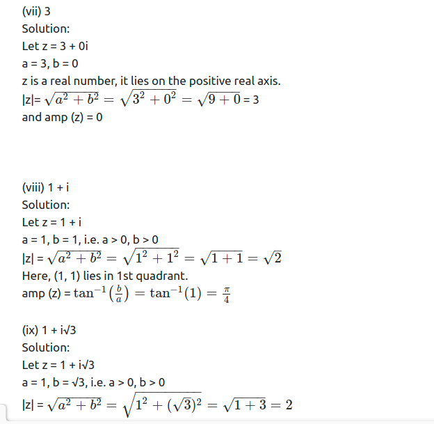 Maharashtra Board Solutions Class 11-Arts & Science Maths (Part 2): Chapter 1- Complex Numbers Ex 1.3
