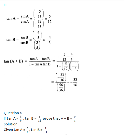 Maharashtra Board Solutions Class 11-Arts & Science Maths (Part 1): Chapter 3- Trigonometry – II Ex 3.1
