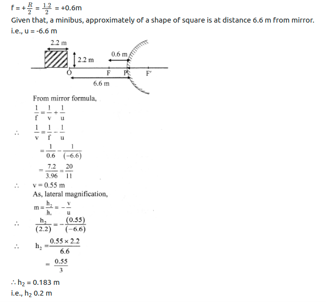 Maharashtra Board Solutions Class 11-Physics: Chapter 9- Optics