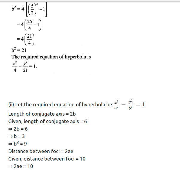 Maharashtra Board Solutions Class 11-Arts & Science Maths (Part 1): Chapter 7- Conic Sections Ex 7.3