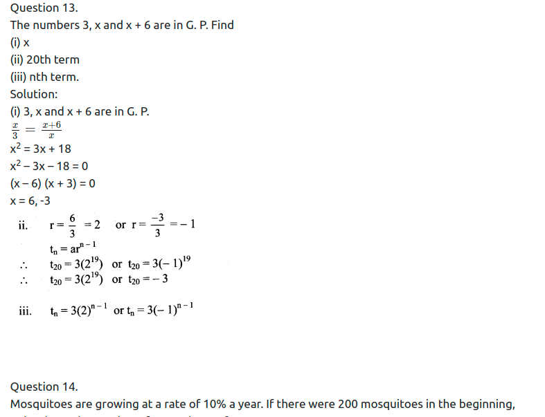 Maharashtra Board Solutions Class 11-Arts & Science Maths (Part 2): Chapter 2- Sequences and Series Ex. 2.1