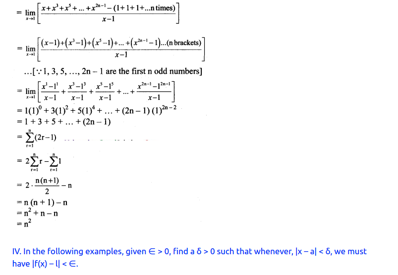 Maharashtra Board Solutions Class 11-Arts & Science Maths (Part 2): Chapter 7- Limits Ex 7.1
