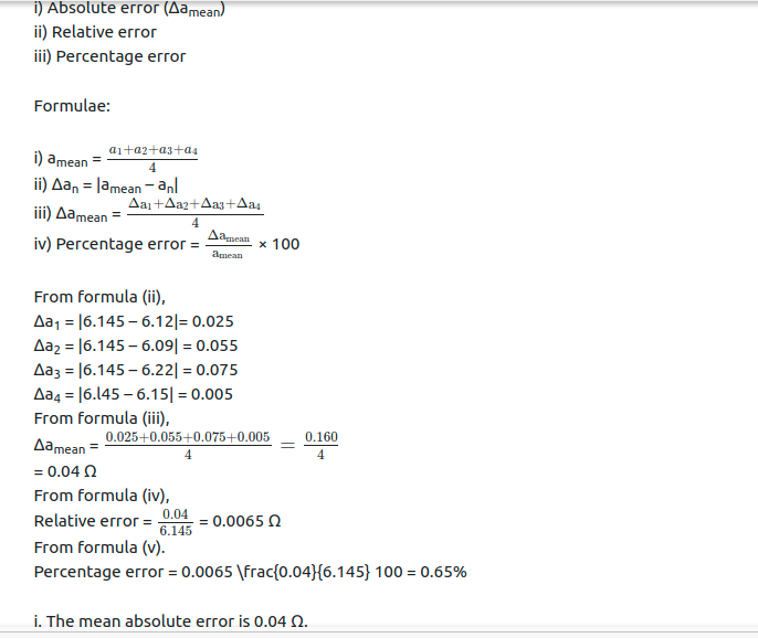 Maharashtra Board Solutions Class 11-Physics: Chapter 1- Units and Measurements 