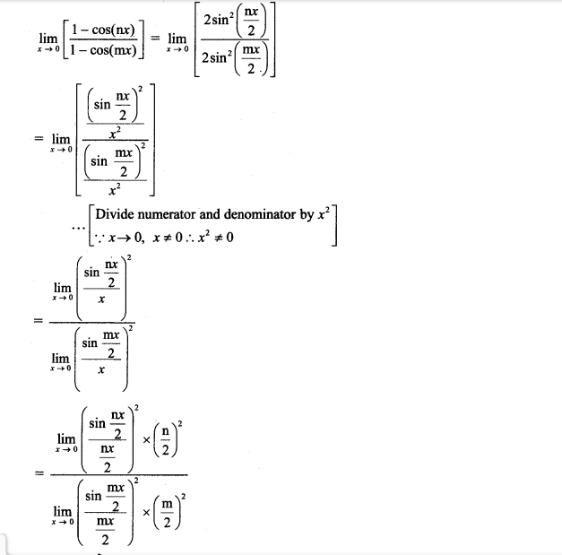 Maharashtra Board Solutions Class 11-Arts & Science Maths (Part 2): Chapter 7- Limits Ex 7.4