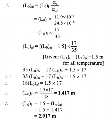 Maharashtra Board Solutions Class 11-Physics: Chapter 7- Thermal Properties of Matter