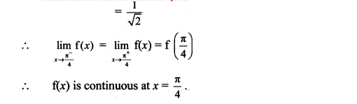 Maharashtra Board Solutions Class 11-Arts & Science Maths (Part 2): Chapter 8- Continuity Ex 8.1