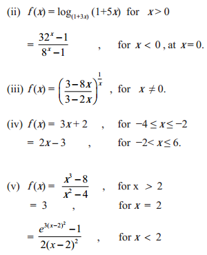 Maharashtra Board Solutions Class 11-Arts & Science Maths (Part 2): Chapter 8- Continuity Ex 8.1