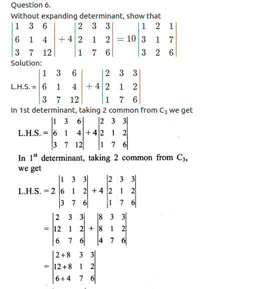 Maharashtra Board Solutions Class 11-Arts & Science Maths (Part 1): Chapter 4- Determinants and Matrices Ex 4.2