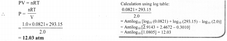 Maharashtra Board Solutions Class 11-Chemistry: Chapter 10- States of Matter 5.J