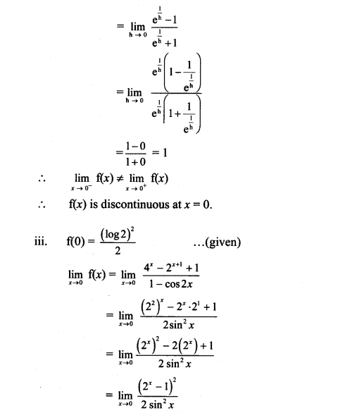 Maharashtra Board Solutions Class 11-Arts & Science Maths (Part 2): Chapter 8- Continuity Ex 8.1
