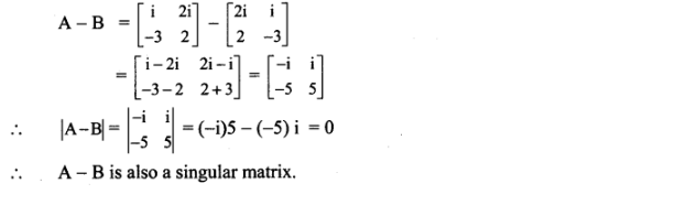 Maharashtra Board Solutions Class 11-Arts & Science Maths (Part 1): Chapter 4- Determinants and Matrices Ex 4.5