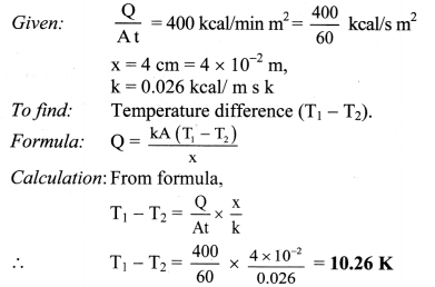 Maharashtra Board Solutions Class 11-Physics: Chapter 7- Thermal Properties of Matter 14