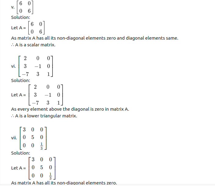 Maharashtra Board Solutions Class 11-Arts & Science Maths (Part 1): Chapter 4- Determinants and Matrices Ex 4.7