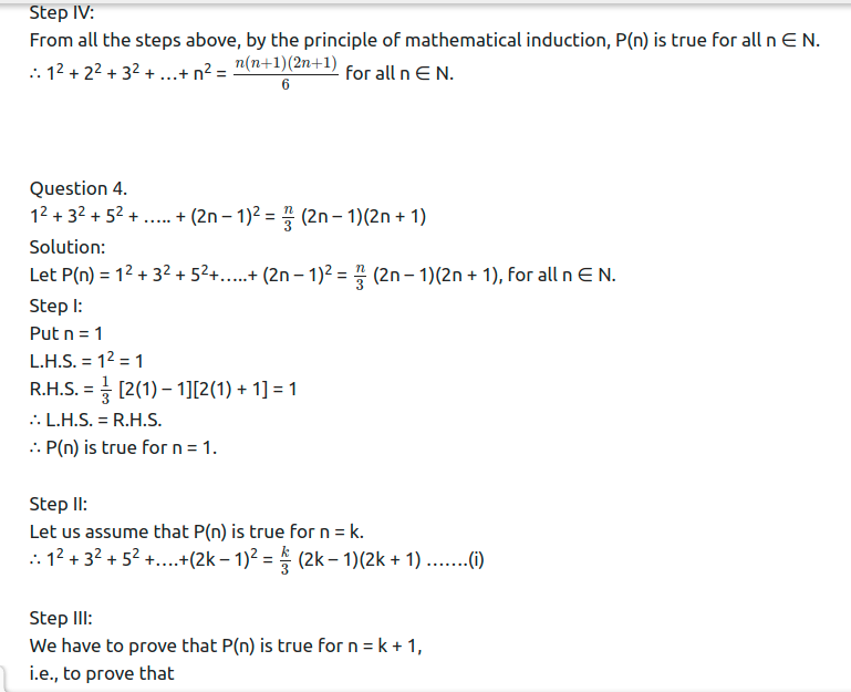 Maharashtra Board Solutions Class 11-Arts & Science Maths (Part 2): Chapter 4- Methods of Induction and Binomial Theorem Ex 4.1