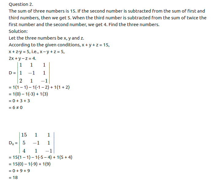 Maharashtra Board Solutions Class 11-Arts & Science Maths (Part 1): Chapter 4- Determinants and Matrices Ex 4.3