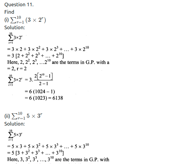 Maharashtra Board Solutions Class 11-Arts & Science Maths (Part 2): Chapter 2- Sequences and Series Ex. 2.2