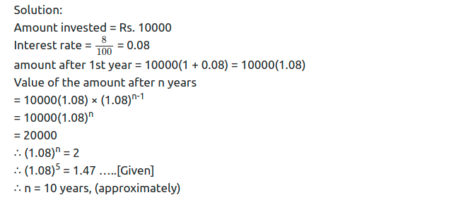 Maharashtra Board Solutions Class 11-Arts & Science Maths (Part 2): Chapter 2- Sequences and Series Ex. 2.2