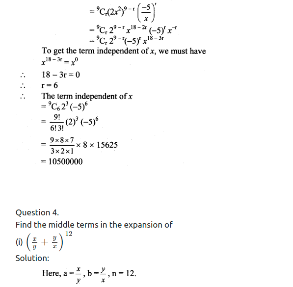 Maharashtra Board Solutions Class 11-Arts & Science Maths (Part 2): Chapter 4- Methods of Induction and Binomial Theorem Ex 4.3