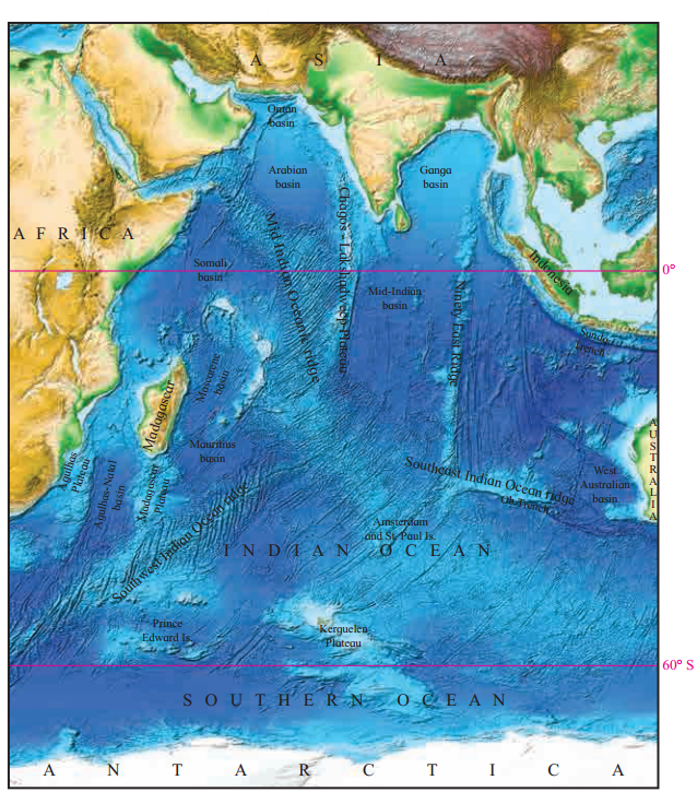Maharashtra Board Solutions Class 11-Geography: Chapter 7- Indian Ocean – Relief and Strategic Importance