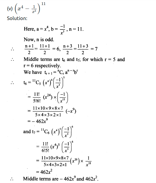 Maharashtra Board Solutions Class 11-Arts & Science Maths (Part 2): Chapter 4- Methods of Induction and Binomial Theorem Ex 4.3