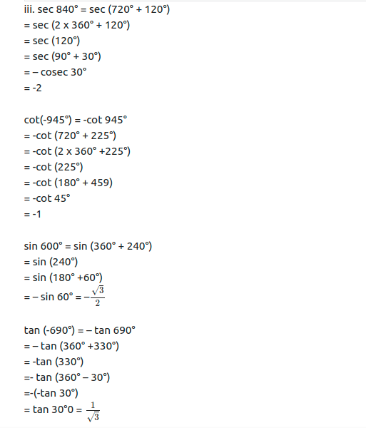 Maharashtra Board Solutions Class 11-Arts & Science Maths (Part 1): Chapter 3- Trigonometry – II Ex 3.2