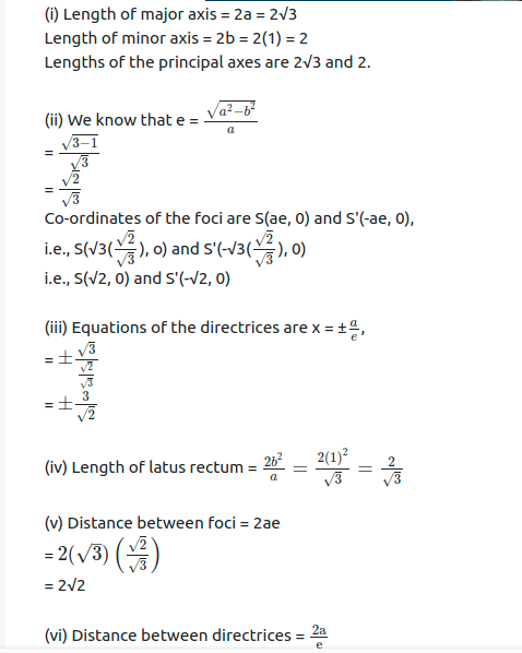Maharashtra Board Solutions Class 11-Arts & Science Maths (Part 1): Chapter 7- Conic Sections Ex 7.2