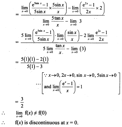Maharashtra Board Solutions Class 11-Arts & Science Maths (Part 2): Chapter 8- Continuity Ex 8.1