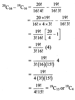 Maharashtra Board Solutions Class 11-Arts & Science Maths (Part 2): Chapter 3- Permutations and Combination Ex . 3.6