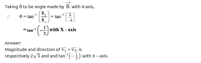 Maharashtra Board Solutions Class 11-Physics: Chapter 2- Mathematical Methods