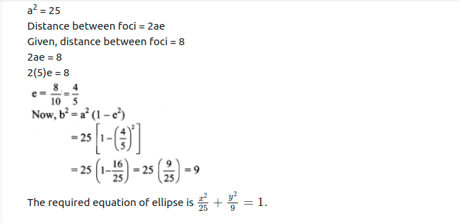Maharashtra Board Solutions Class 11-Arts & Science Maths (Part 1): Chapter 7- Conic Sections Ex 7.2