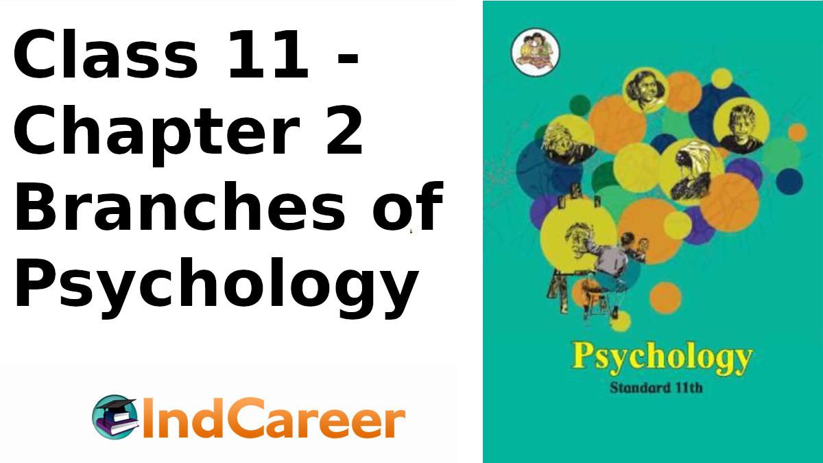 Maharashtra Board for Class 11, Psychology Ch 2 - IndCareer Schools