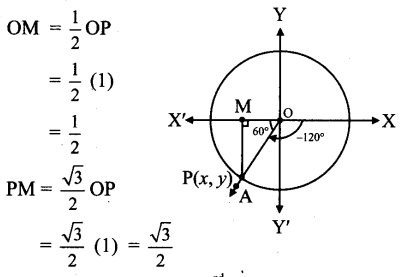 Maharashtra Board Solutions Class 11-Arts & Science Maths (Part 1): Chapter 2- Trigonometry – I Ex 2.1