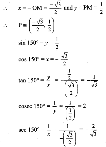 Maharashtra Board Solutions Class 11-Arts & Science Maths (Part 1): Chapter 2- Trigonometry – I Ex 2.1